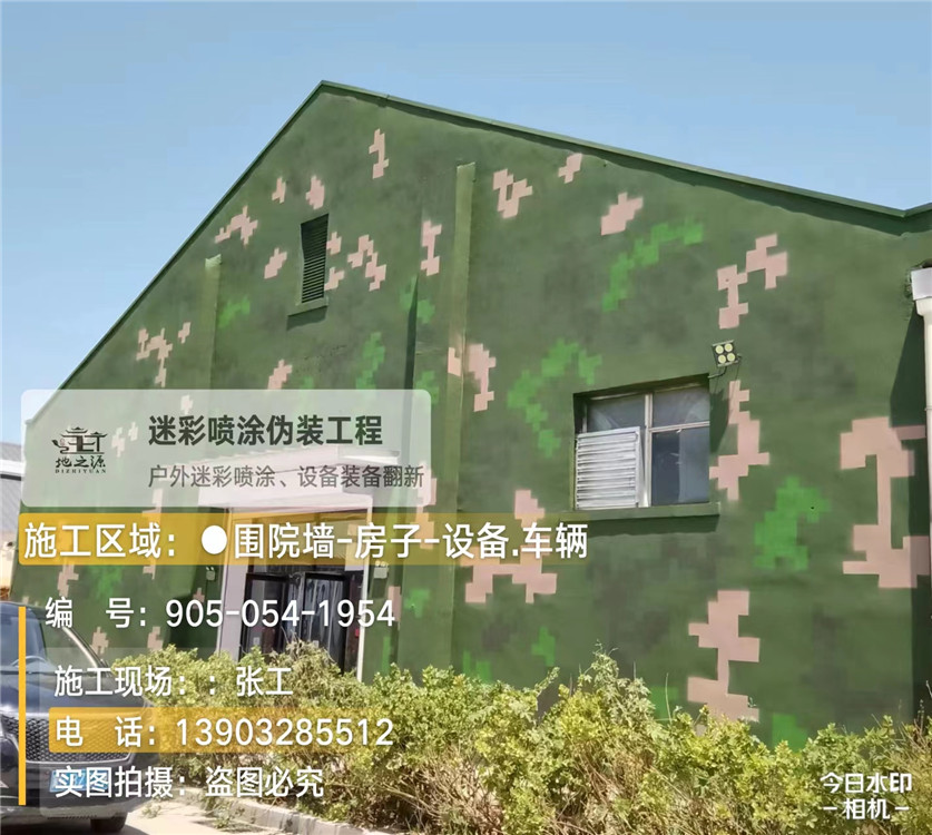 武威外墙数码迷彩漆施工报价清单(100㎡标准墙面测算)